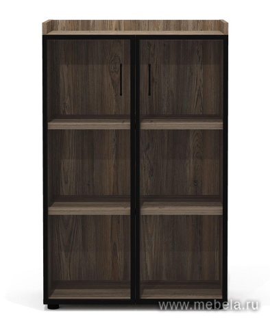 Офисный шкаф для документов со стеклом