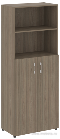 Офисный шкаф полуоткрытый