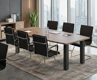 фото столы Фёст Металл Дуб 