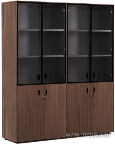 Офисный шкаф для документов комбинированный