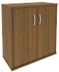 Офисный шкаф низкий широкий (2 низкие двери ЛДСП)