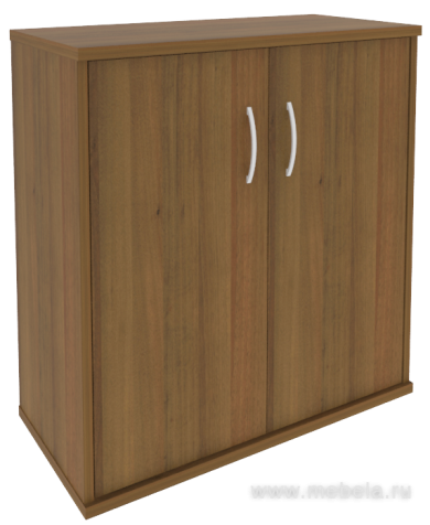 Офисный шкаф низкий широкий (2 низкие двери ЛДСП)