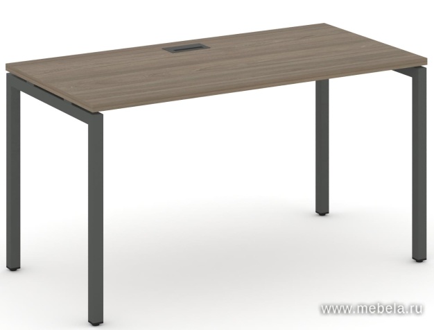 Стол письменный на металлокаркасе на П-образных опорах 40х40