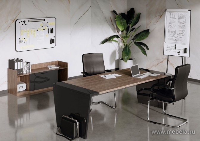 Стол руководителя, панель - древесная