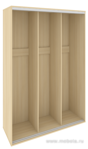 Высокий корпус шкафа-купе + трэк (3-х секционный)