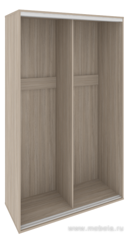 Высокий корпус шкафа-купе + трэк (2-х секционный)