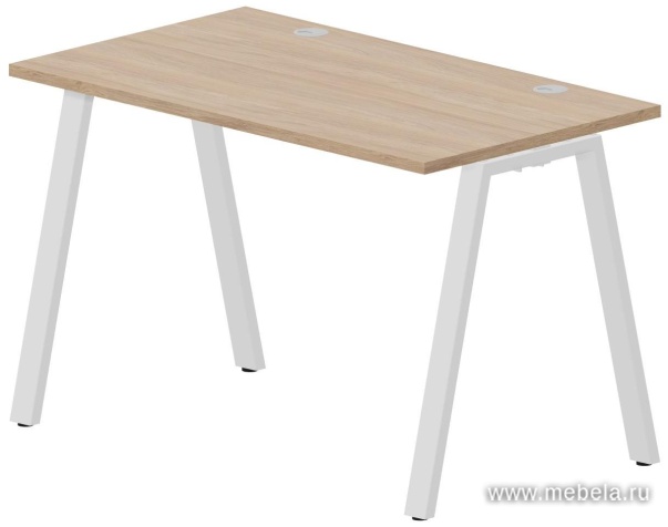 Стол рабочий на металлокаркасе (А-опоры / 2 громмета)