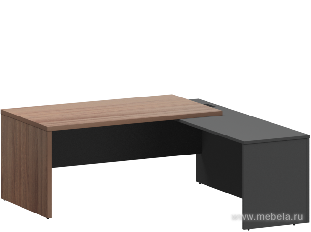 Стол руководителя с приставкой (правый)
