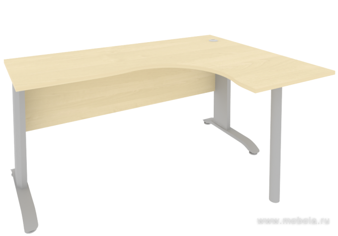 Стол эргономичный на металлокаркасе (правый)
