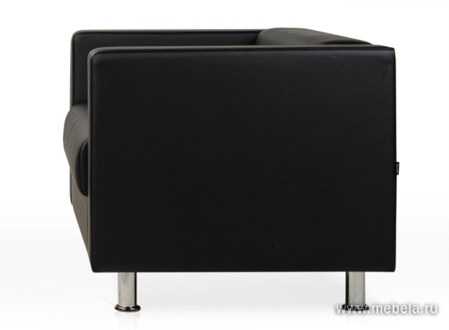 Диван офисный трехместный (хромированные опоры)