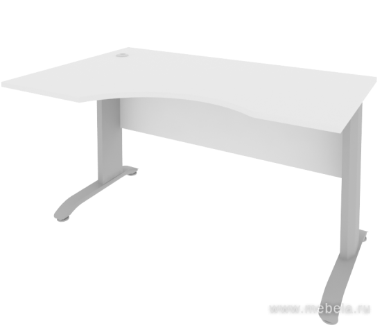 Стол эргономичный на металлокаркасе (левый)