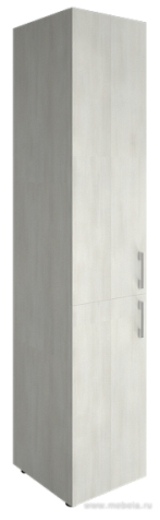 Офисный шкаф узкий закрытый Л/ПР