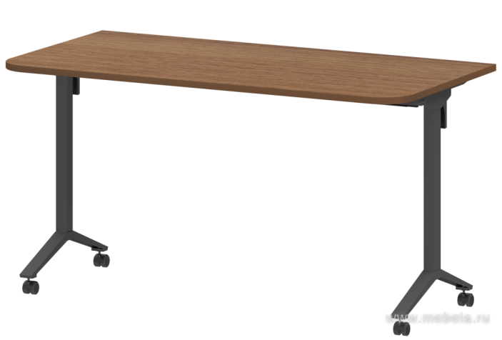 Стол мобильный складной радиусный (22мм)