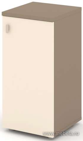 Офисный шкаф низкий узкий правый