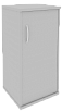 Офисный шкаф узкий низкий закрытый, Л/Пр.