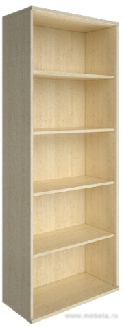 Высокий офисный стеллаж для документов, открытые полки