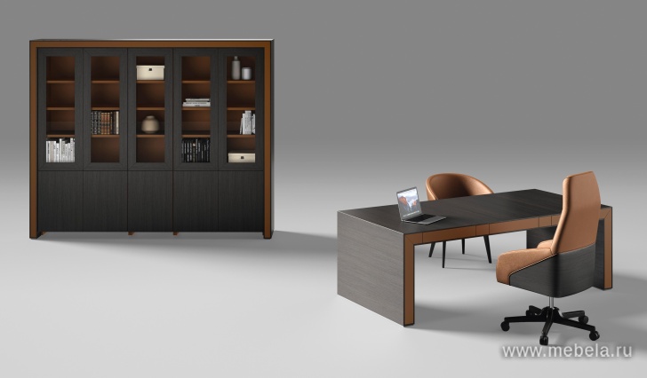 Офисный шкаф средний узкий