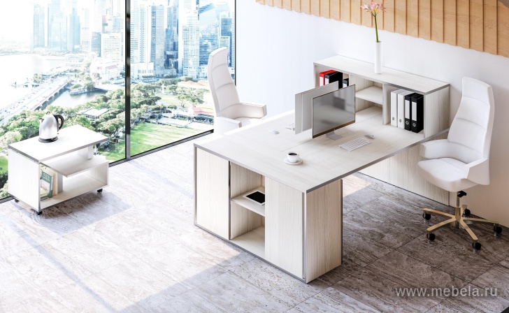 Офисный шкаф средний узкий