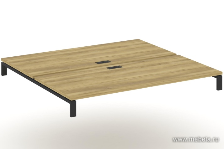 Двойной Стол надставка на две опорные тумбы