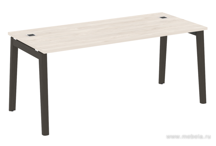 Стол рабочий руководителя, опоры - массив дерева