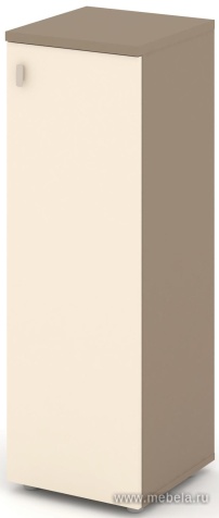 Офисный шкаф средний узкий правый (фасад ЛДСП)