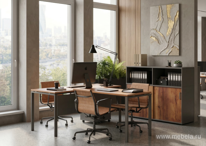 Офисный шкаф для документов закрытый