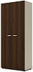 Офисный шкаф высокий с глухими фасадами