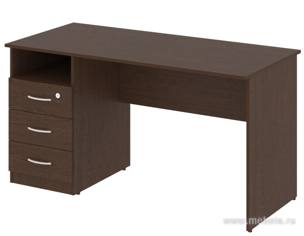 Стол письменный с тумбой левый