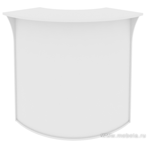 Стойка ресепшн угловая ХДФ (без полки)