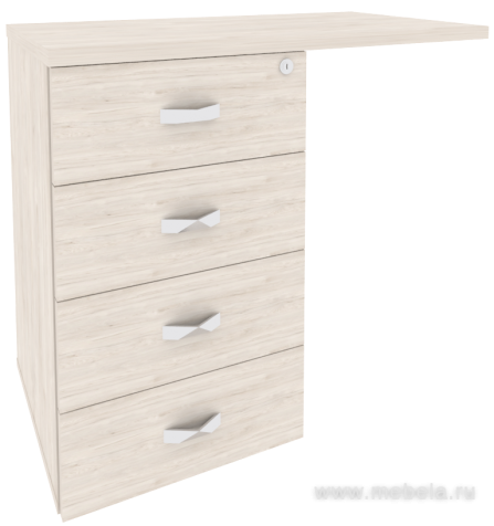 Тумба приставная (универсальная л/пр)