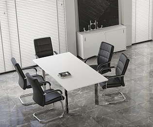 фото столы Оникс Люкс Белый  №2