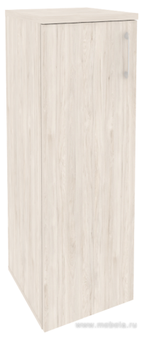 Офисный шкаф средний узкий лев./прав. (1 средний фасад ЛДСП)