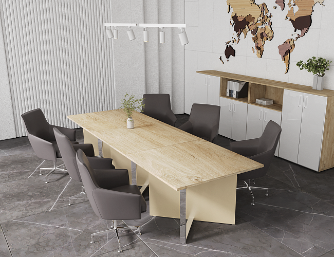 фото столы Шифт Хром Тиквуд