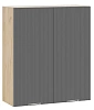 Шкаф высокий навесной c двумя дверями