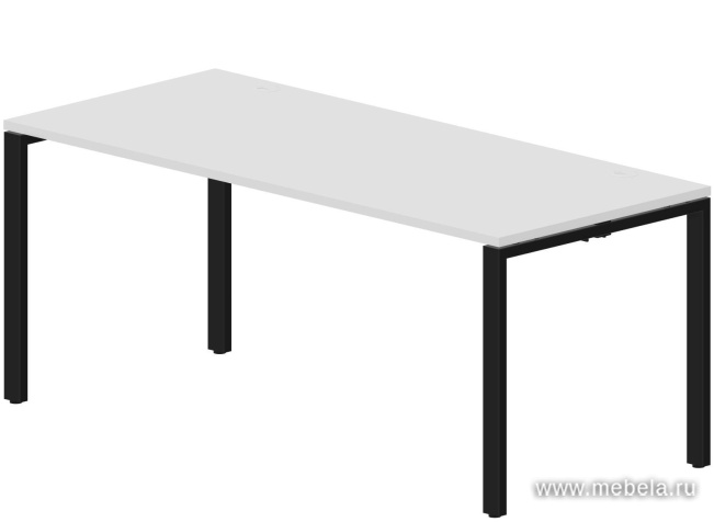 Стол письменный (2 громмета) на П-образном металлокаркасе Strike