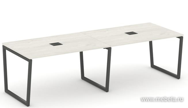 Стол переговорный на T2-образных опорах 40х40