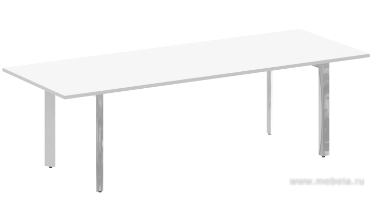 Стол для переговоров на П-образном каркасе