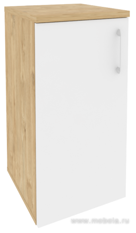 Офисный шкаф низкий узкий лев./прав. (1 низкий фасад ЛДСП)