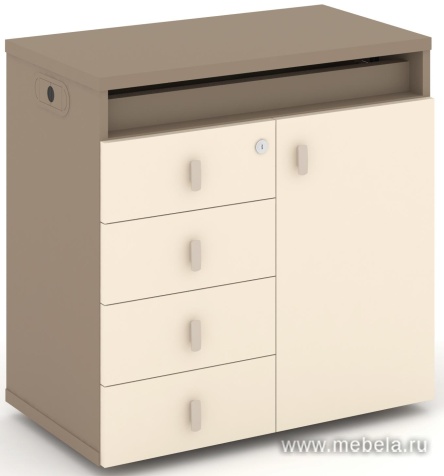 Тумба опорная (фасад + ящики)