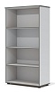Офисный шкаф комбинированный, средний
