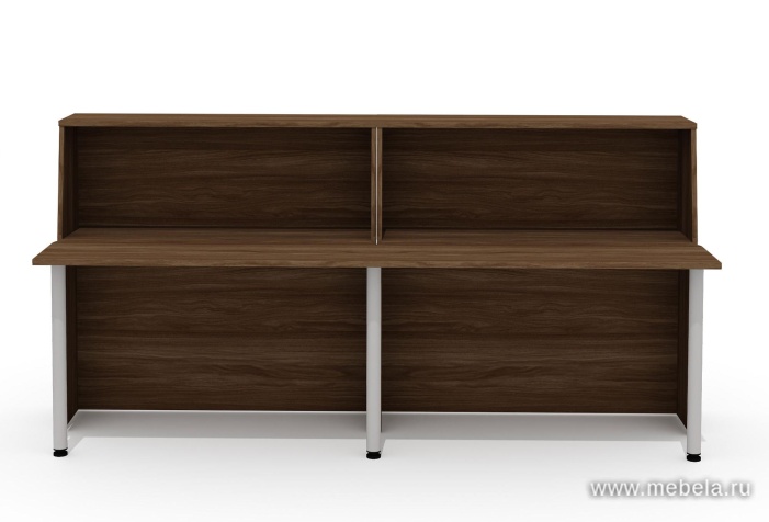 Стойка ресепшн, угловая с опорами