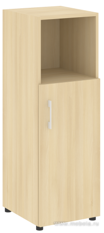Офисный шкаф узкий средний полузакрытый Л/ПР