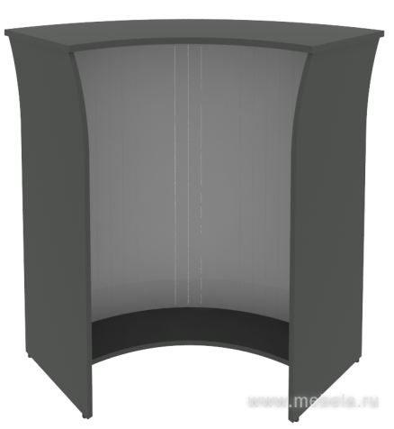Стойка ресепшн угловая ролета (без полки)