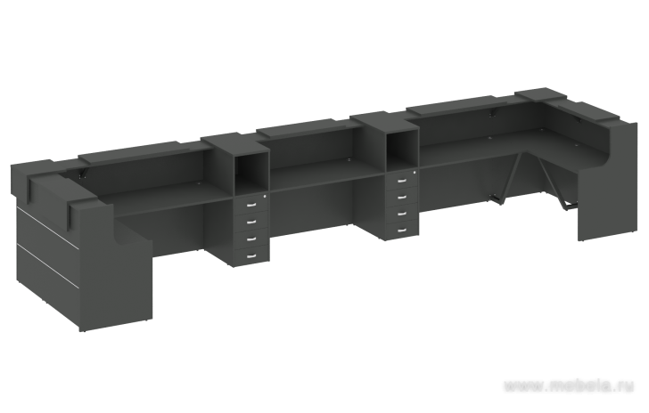 Стойка ресепшен п-образный 3