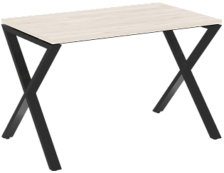 Стол рабочий на металлокаркасе (x-образные опоры)