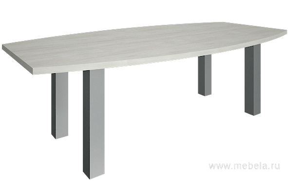 Стол для переговоров (металл серый)