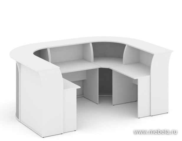 Стойка ресепшн угловая ХДФ (без полки)