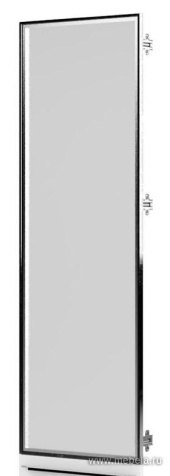 Дверь стеклянная в алюм раме (правая)