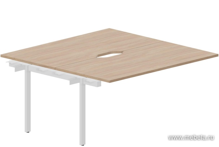 Приставной элемент составного стола (2 эргономичных выреза)