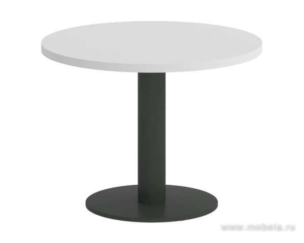 Стол журнальный круглый на металлической опоре